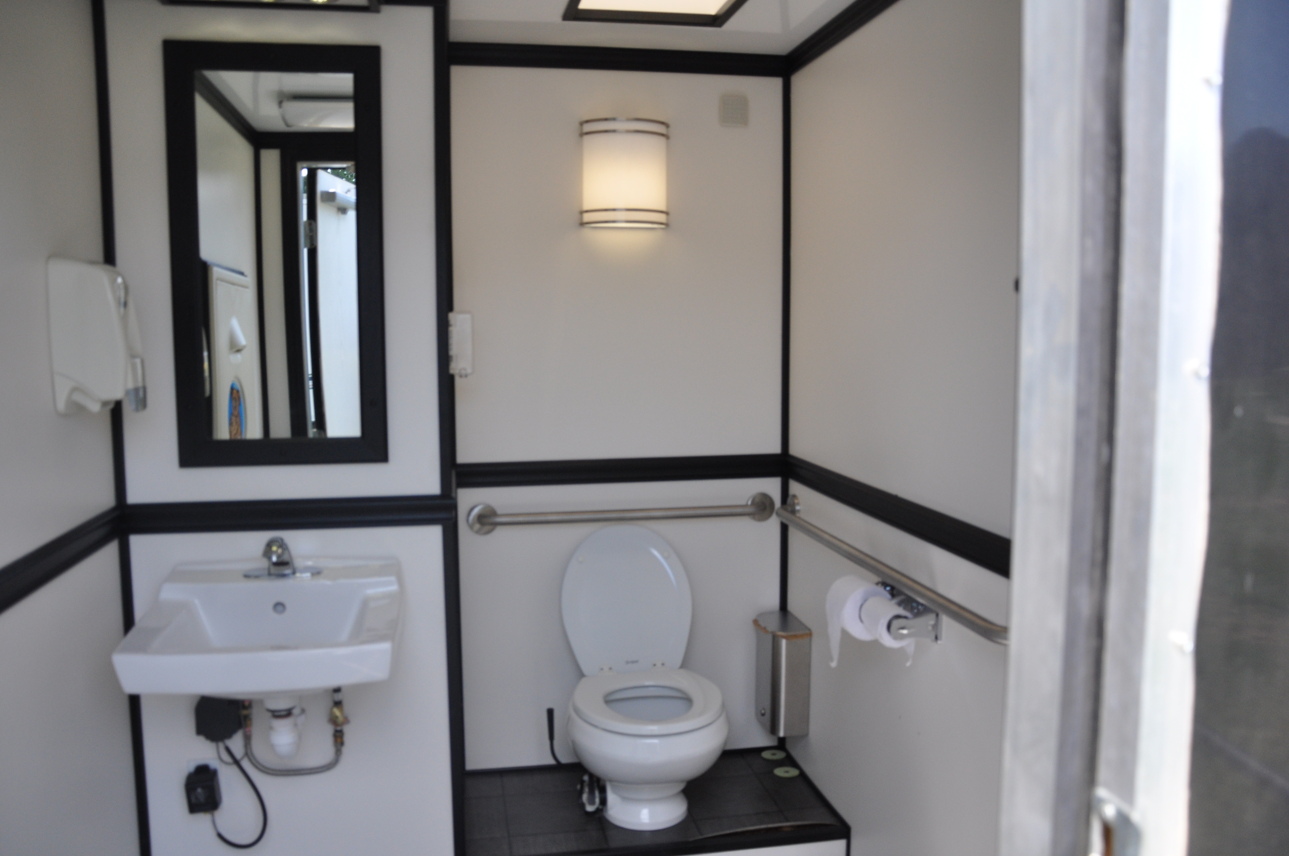 Crowd Pleasers handicap-accessible restroom trailer